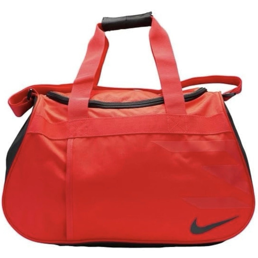 Nike Gym‎ Duffle Bag Red Black Lightweight Carry-On Travel Sport